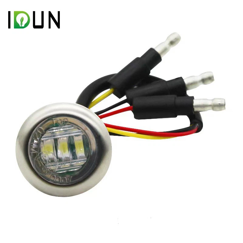 3 LED Mini Double Fury (Clearance/Marker) – Amber LED/Blue LED Penny Light